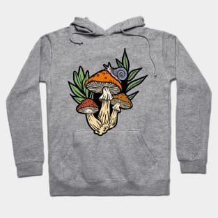 Snail shroomin Hoodie